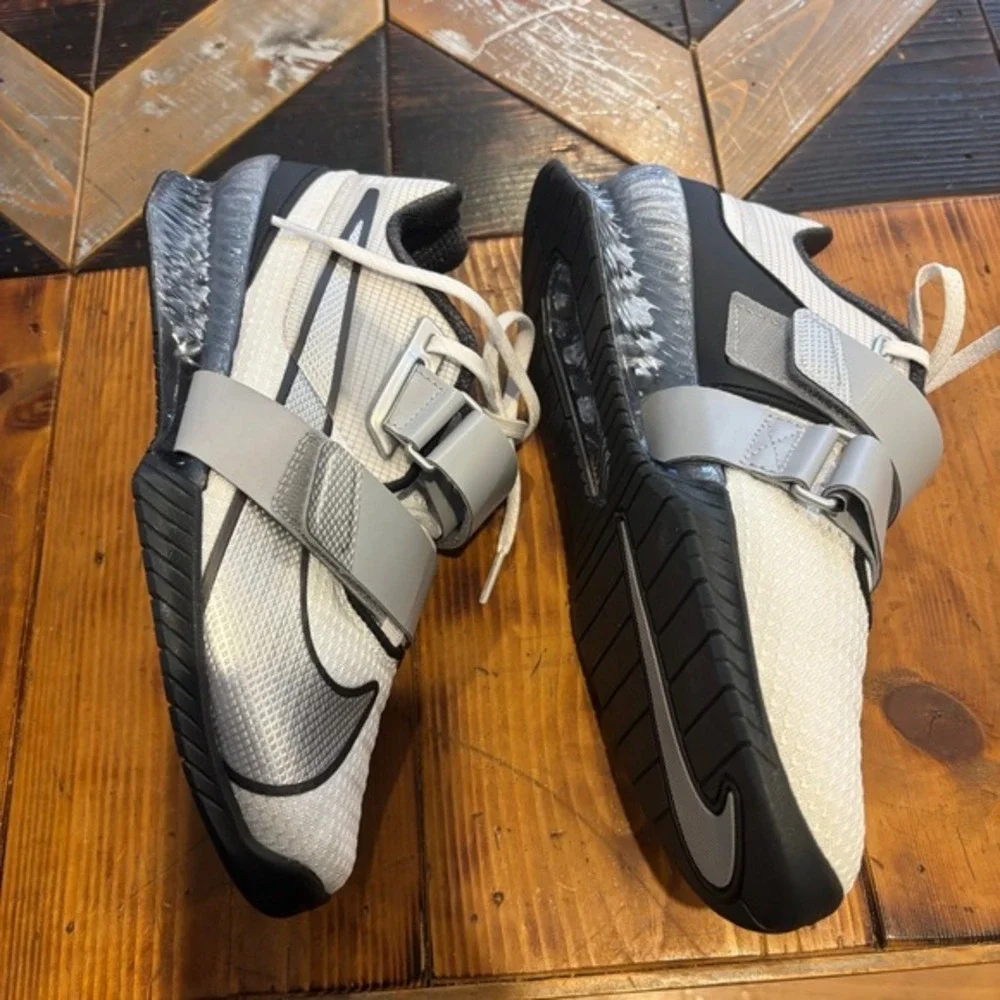 Nike Romaleos 4 SE Weightlifting Shoes M‎ 6/W 7.5 White Silver FZ863 100